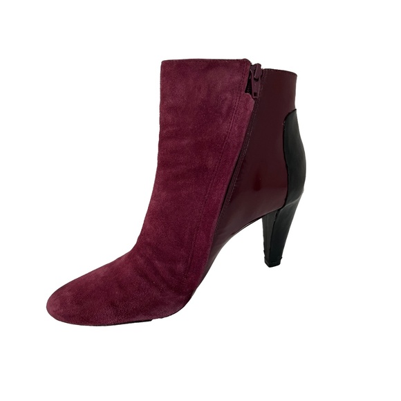 Suede & Patent Leather Booties - Picture 3 of 13